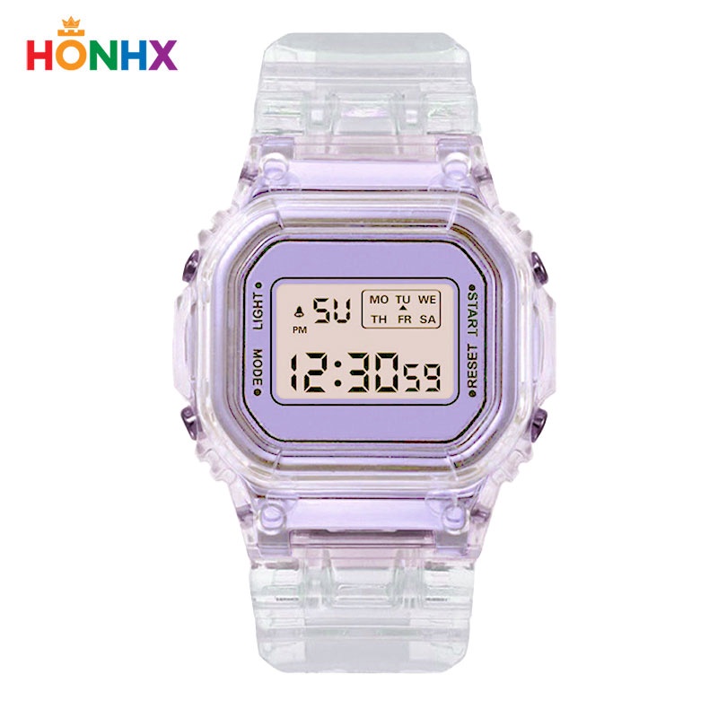 HONHX T576 Jam Tangan Wanita Digital Rubber WK-SBY