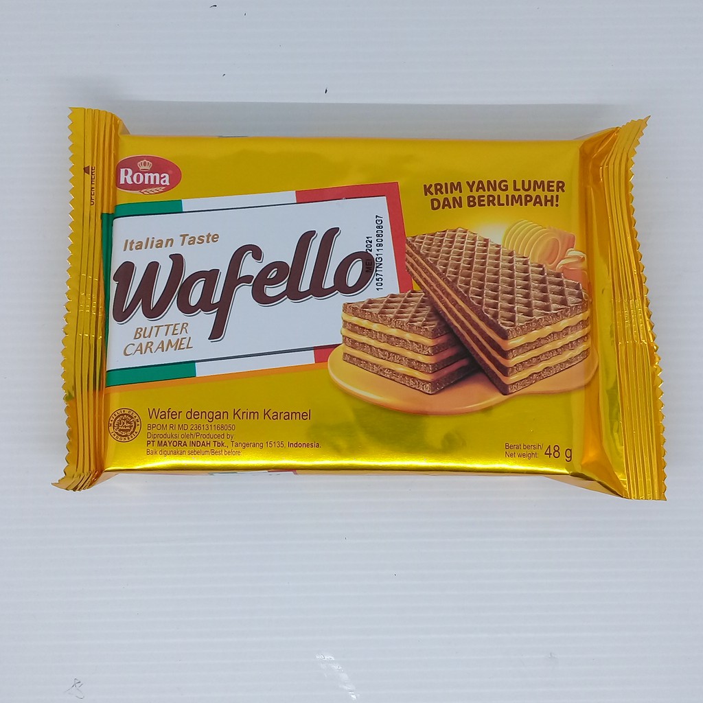 

Roma Wafello Butter Caramel italian Taste 48 gram Wafer