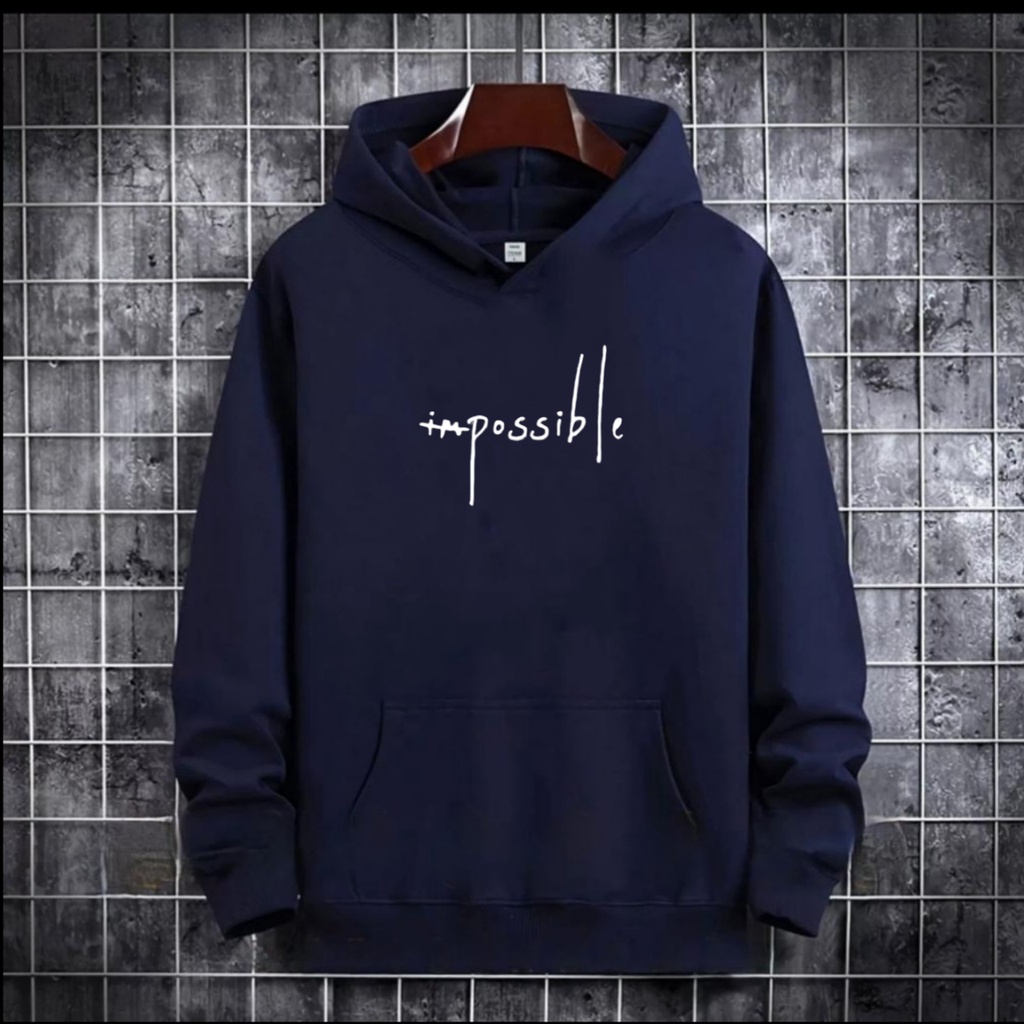 SWEATER HOODIE IMPOSSIBLE / HOODIE MURAH / HOODIE PRIA DAN WANITA / UNISEX / HOODIE PRINTING