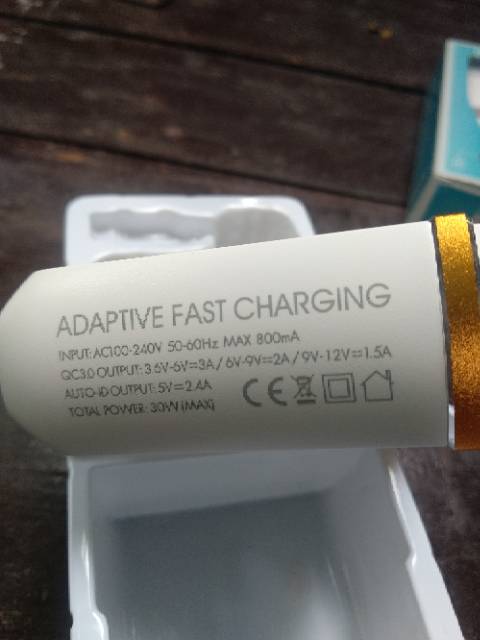 Adaptor Charger Fast Charger Android Secret G A2502Q USB Charger Adapter QC3.0 For APPLE, iPhone
