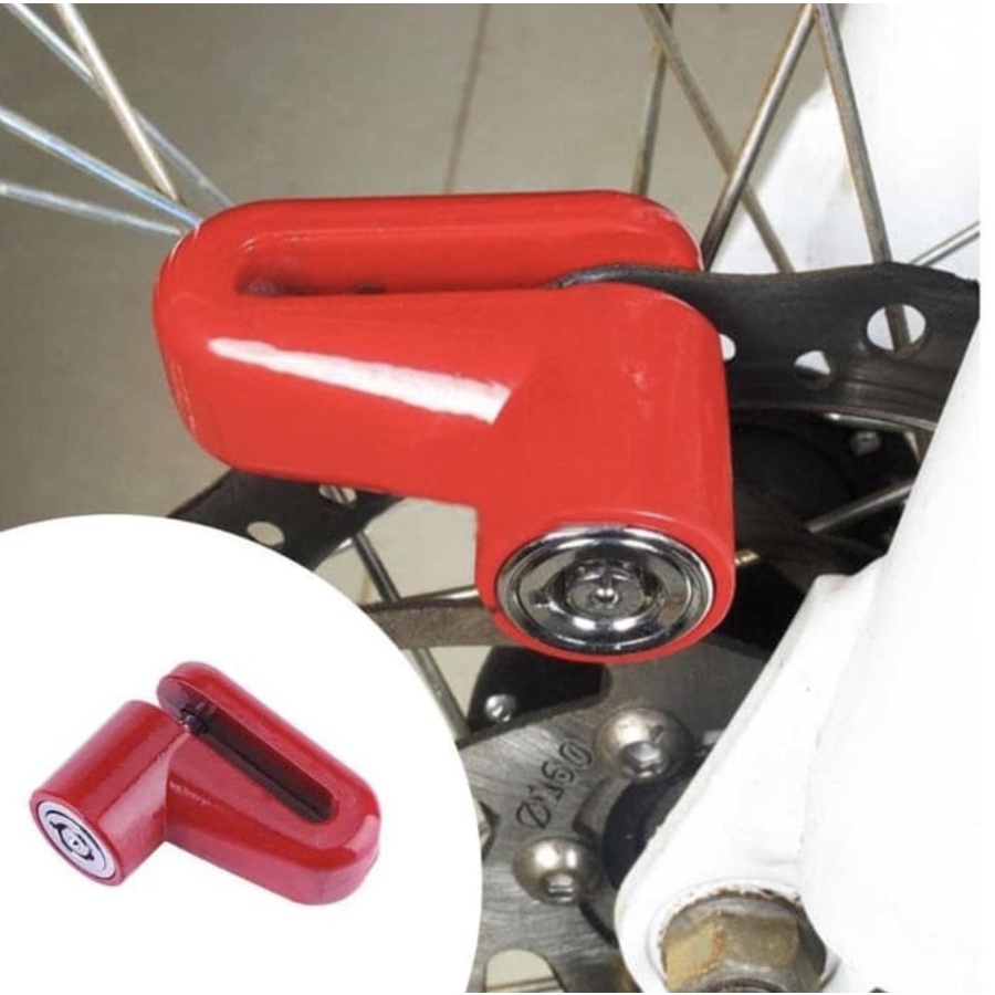 Kunci Gembok Pengaman Rem Cakram Sepeda Motor Brake Disc Lock