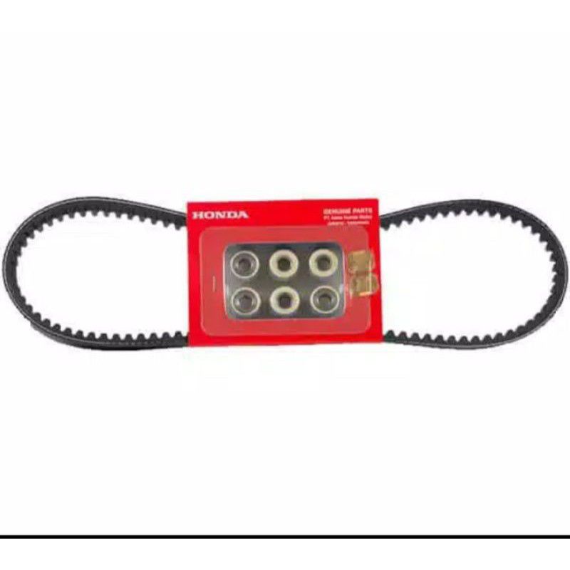 VanBelt V-Belt Kit + Roller Honda Beat Fi 2013-2016 Ori AHM KZL