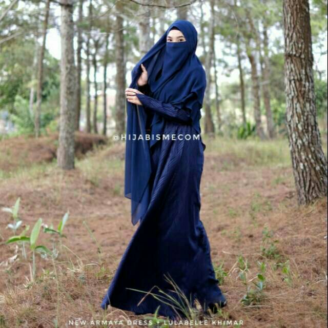 Gamis armaya set khimar lulabelle original terbaru dari hijabisme