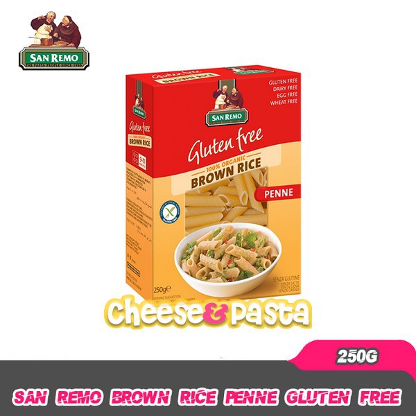 

San Remo Brown Rice Penne Gluten Free 250 Gr