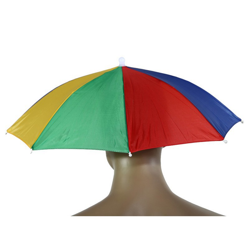 Topi Payung Umbrella Hat unik penutup kepala anti hujan Panas Terik Unik W655N8413 Jnp