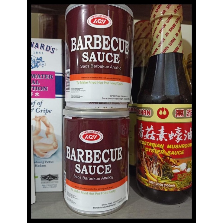 

TERBARUU!! vegetarian AGV Barbecue Sauce / BBQ Saus / Sa Cha Ciang TERLARIS