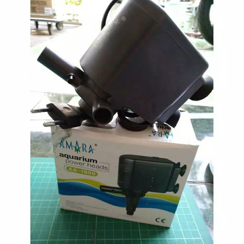 Mesin Pompa Power Head PH Filter Aquarium Kolam 1800 Merk Amara