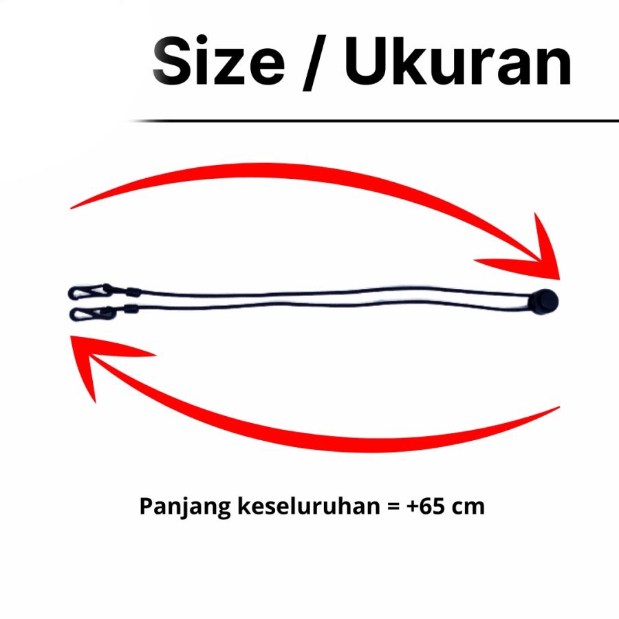 kalung Tali Masker / Lanyard Mask / Strap Masker Premium karet elastis dewasa dan anak grosir