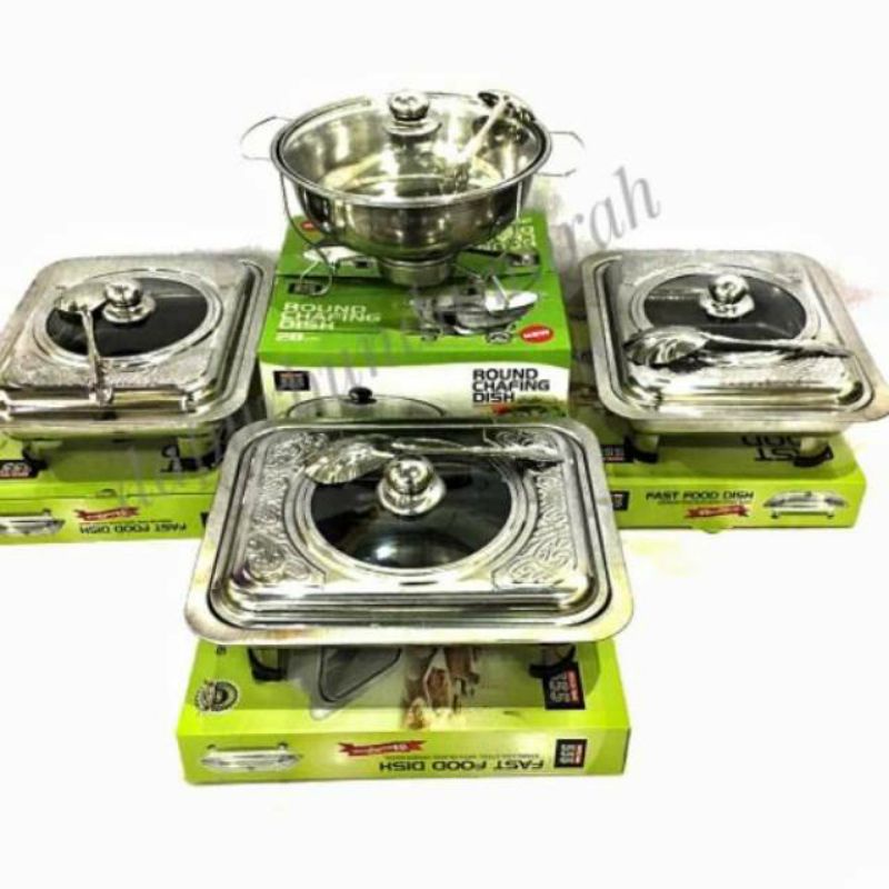 Prasmanan set 1/3 semi kaca motif batik