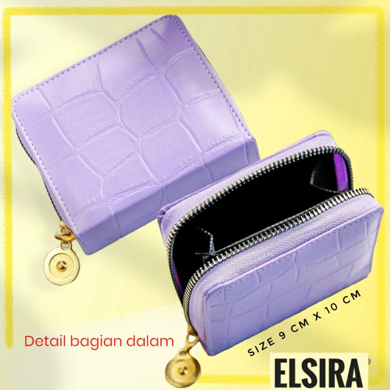 ELSIRA MINI WALLET/ DOMPET KECIL BAHAN CROCO