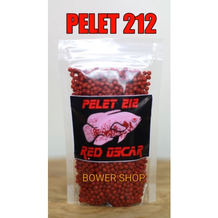 Pelet 212 Red Oscar 50 gram Pelet Oscar Pelet Merah