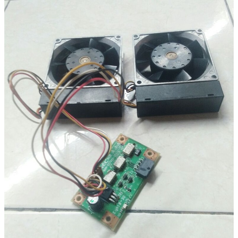 KIPAS SAN ACE 2PCS DC 48V 0,09A HINGSPED  BALBERING  UKURAN 8X8CM