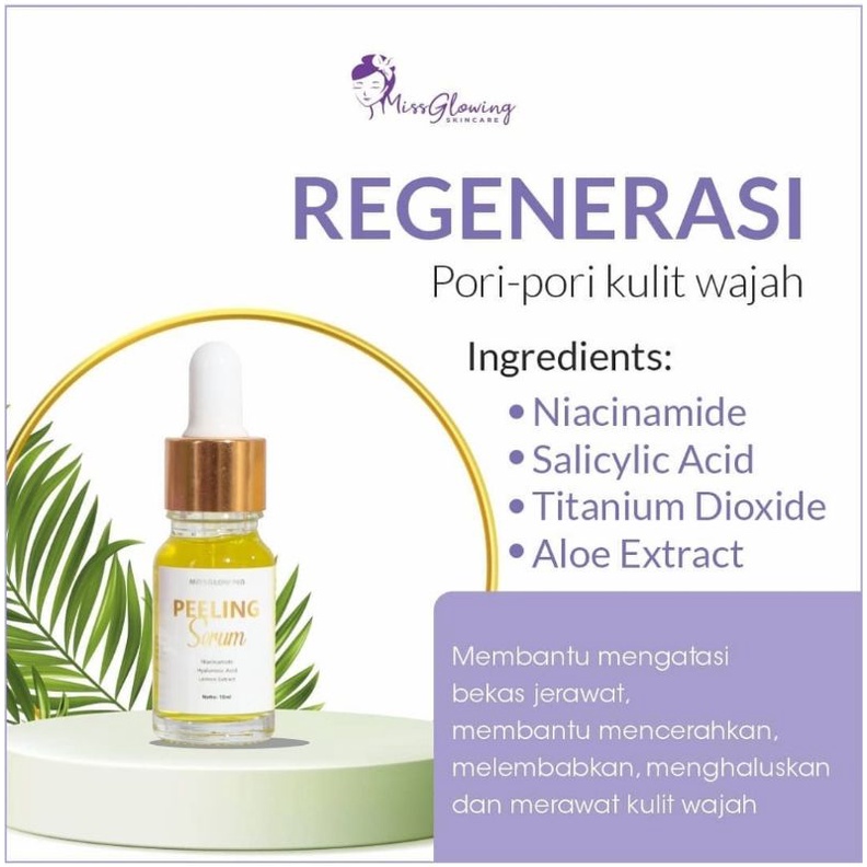 miss glowing peeling serum