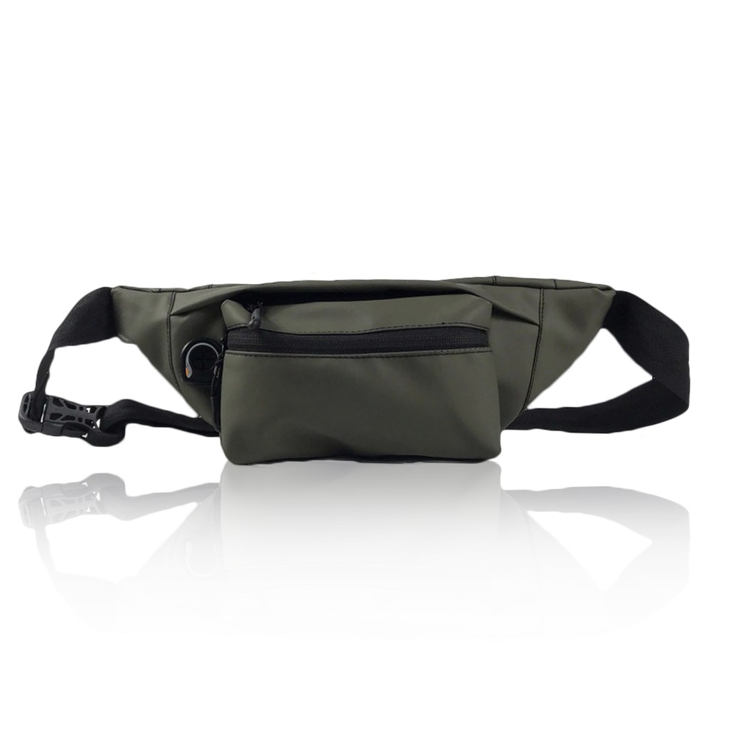 [HOT PRODUK] Waistbag Tas Selempang Pinggang Punggung Pria Wanita Anti Air Waterprof Terbaru - BS