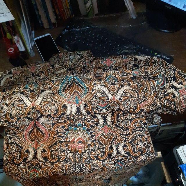 Atasan Batik Dolby Dolbi Dobby Doby Tenun Sutra Tulis Halus Katun Atbm Baron ,sarombit Atasan