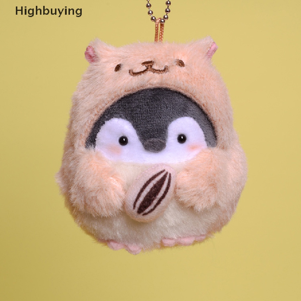 Hbid Gantungan Kunci Boneka Plush Bentuk Penguin / Hamster Lucu Glory