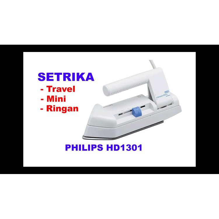 Cuci Gudang Hd1301 Philips Travel Iron Setrika Mini Hd 1301 Terlaris