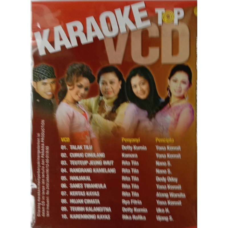 VCD Original Karaoke Sunda