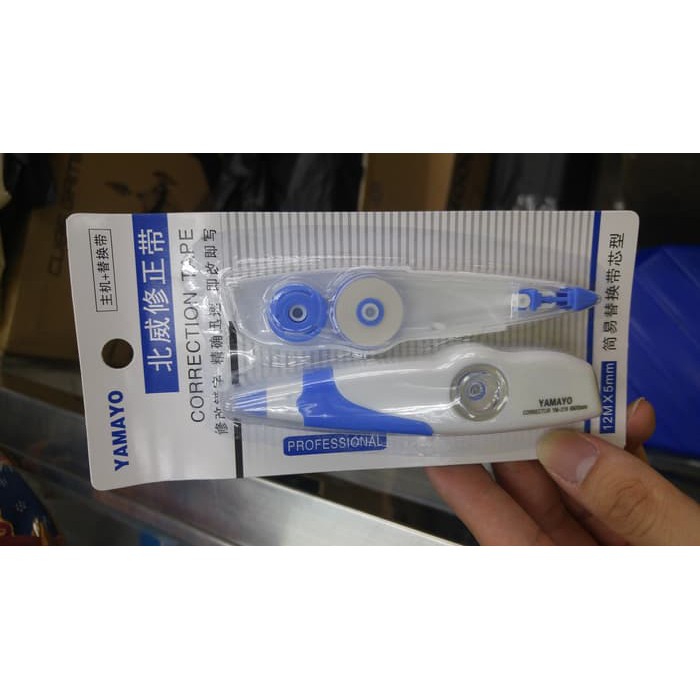 

Tipex Kenko - Refill Tipex Tombow - Correction Tape Correction Tape / Tipex Roll Yamayo 12Mx5Mm -