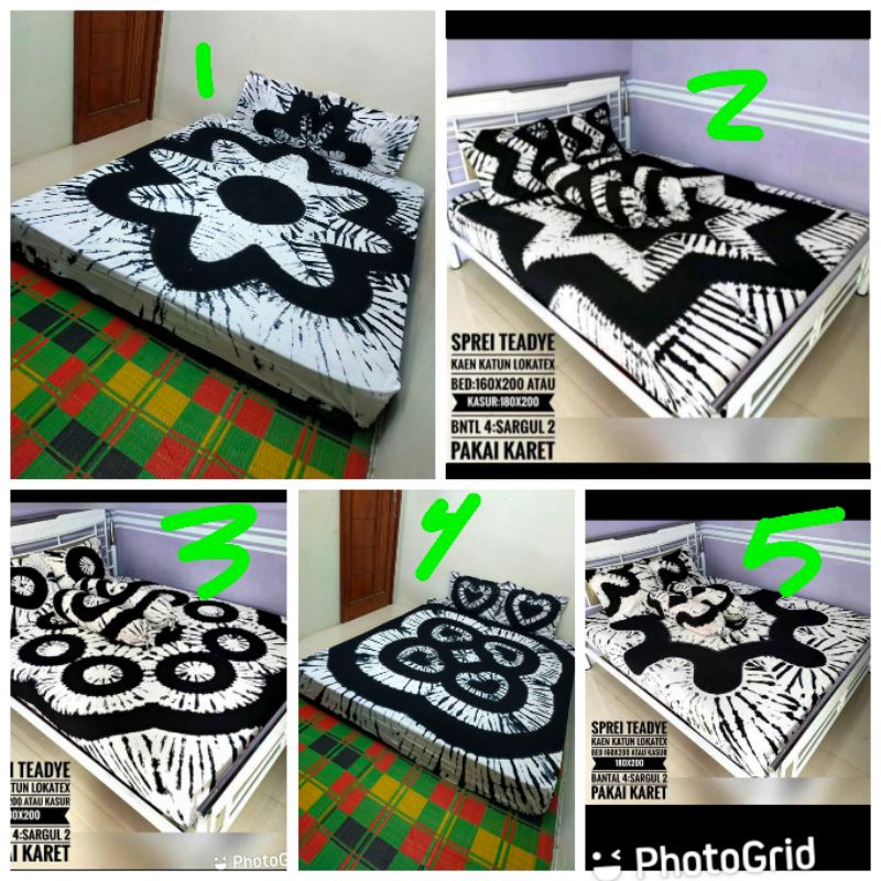 Sprei batik#sprei jumputan pelangi#spreibatik Pekalongan#spreibatikjumputanhitamputih