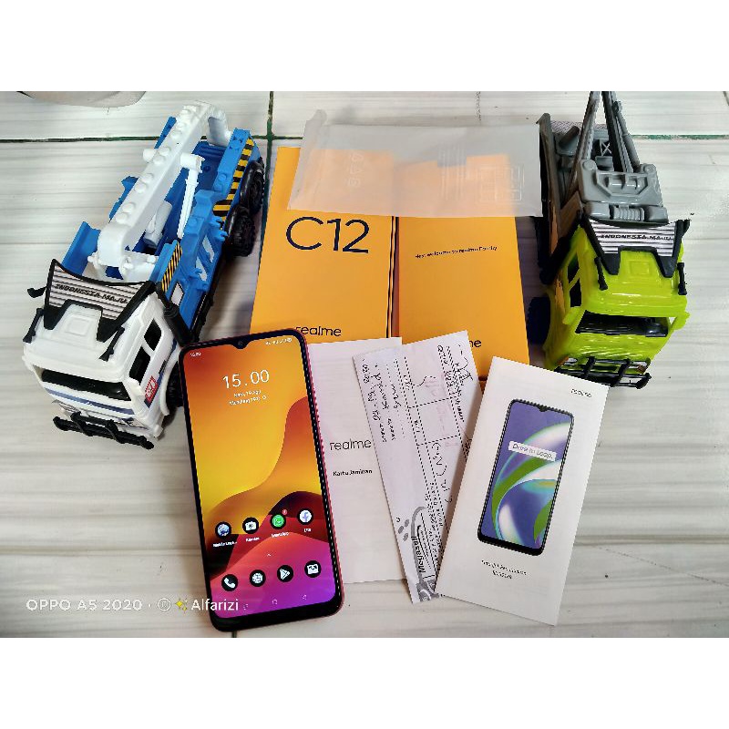 Realme C12 Second Ram 3/32GB Batrai 6000MAH