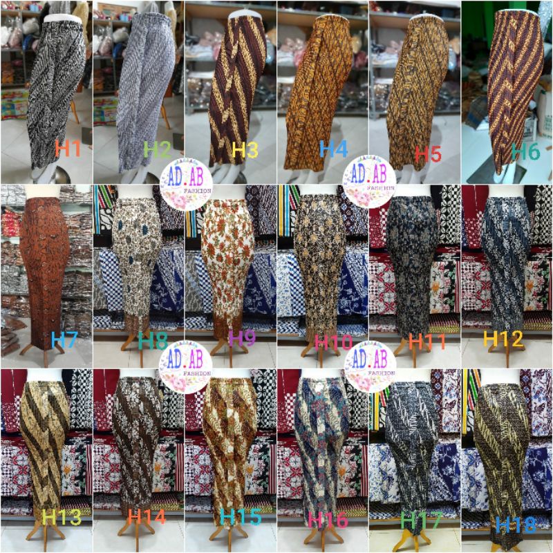 rok motif baru plisket wiron grosir murah