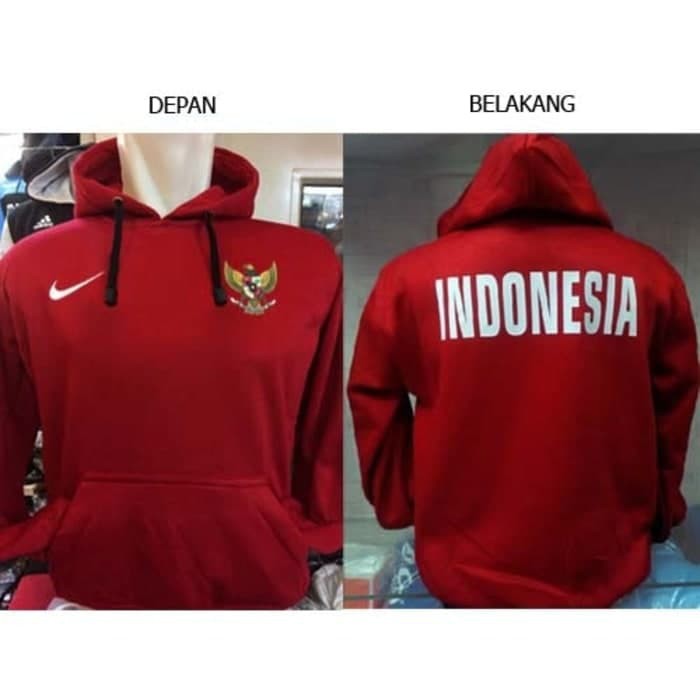 Jaket Hoodie Jumper Sweater Obral Murah NiKE GARUDA iNDONESiA Home polos custom Unisex Timnas