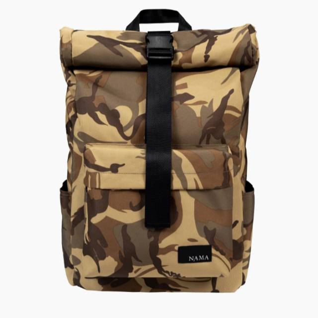 Tas Ransel / Backpack Rolltop by NAMA Lite No.322 Dessert Camo - Garansi