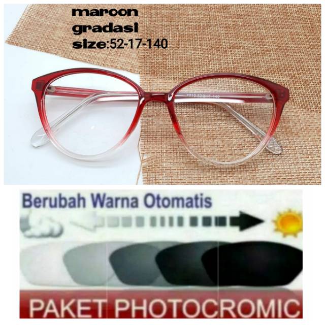 Frame Kacamata Anti UV, Kaca mata Photocromic, Kacamata Minus, Kaca mata Plus, Kacamata Terbaru