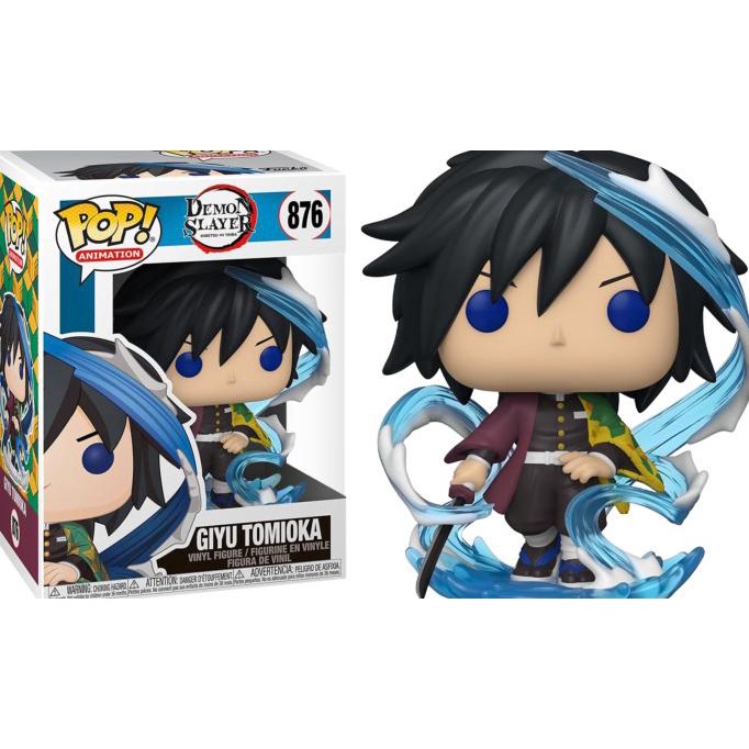 FUNKO POP ANIMATION - DEMON SLAYER - GIYU TOMIOKA WATER BREATHING #876