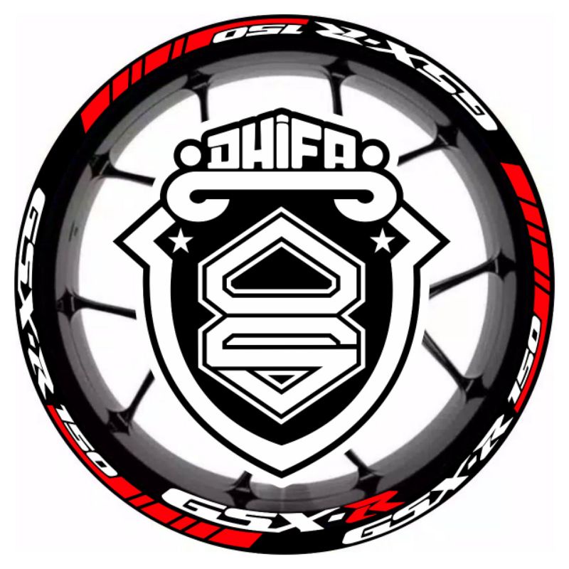 stiker velg Suzuki gsx R150