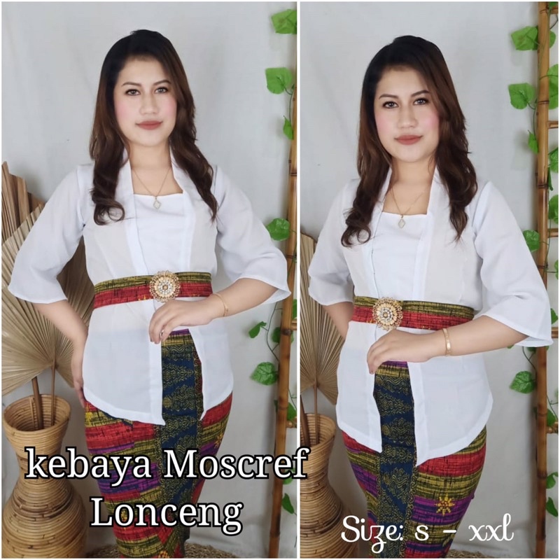 KEBAYA BALI MOSCREF LONCENG | KEBAYA BALI (kebaya saja)