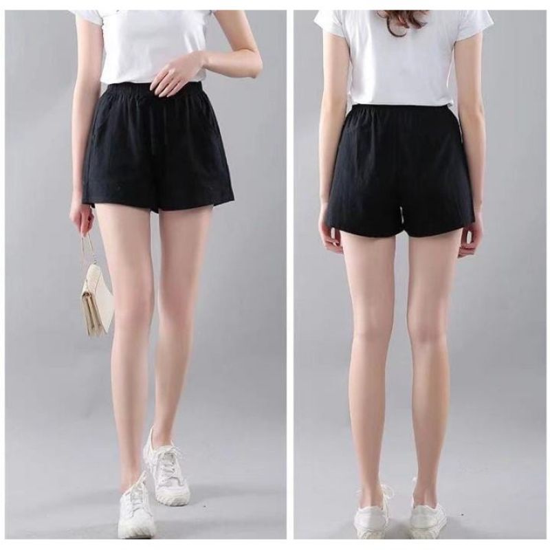 CELANA PENDEK SANTAI WANITA UNIQL | HOTPANTS UNIQL RAYON