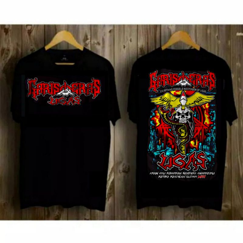 Kaos Ligas garis keras Blue