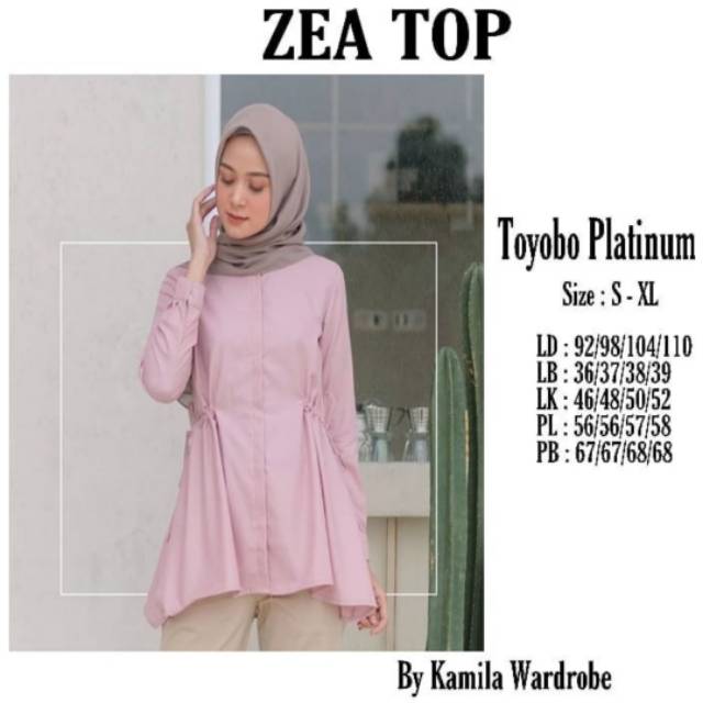 ZEA TOP & DAILY SHIRT BY KAMILA WARDROBE