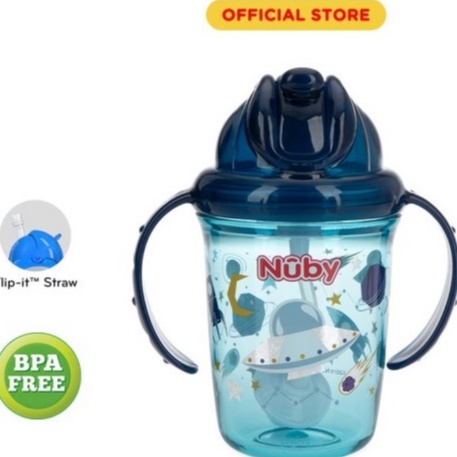 NUBY TRITAN FLIP IT GLITTER 8OZ/240ML