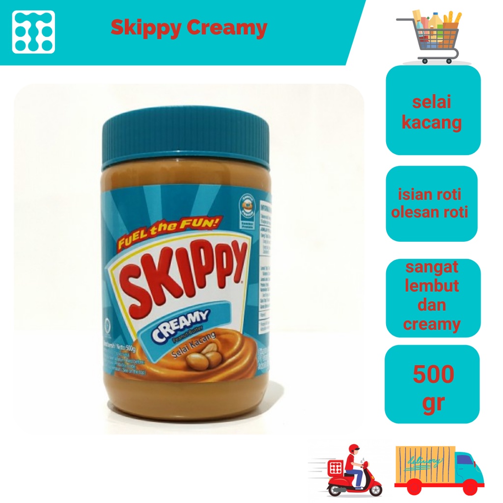 

Skippy Creamy 500 G / Selai Kacang