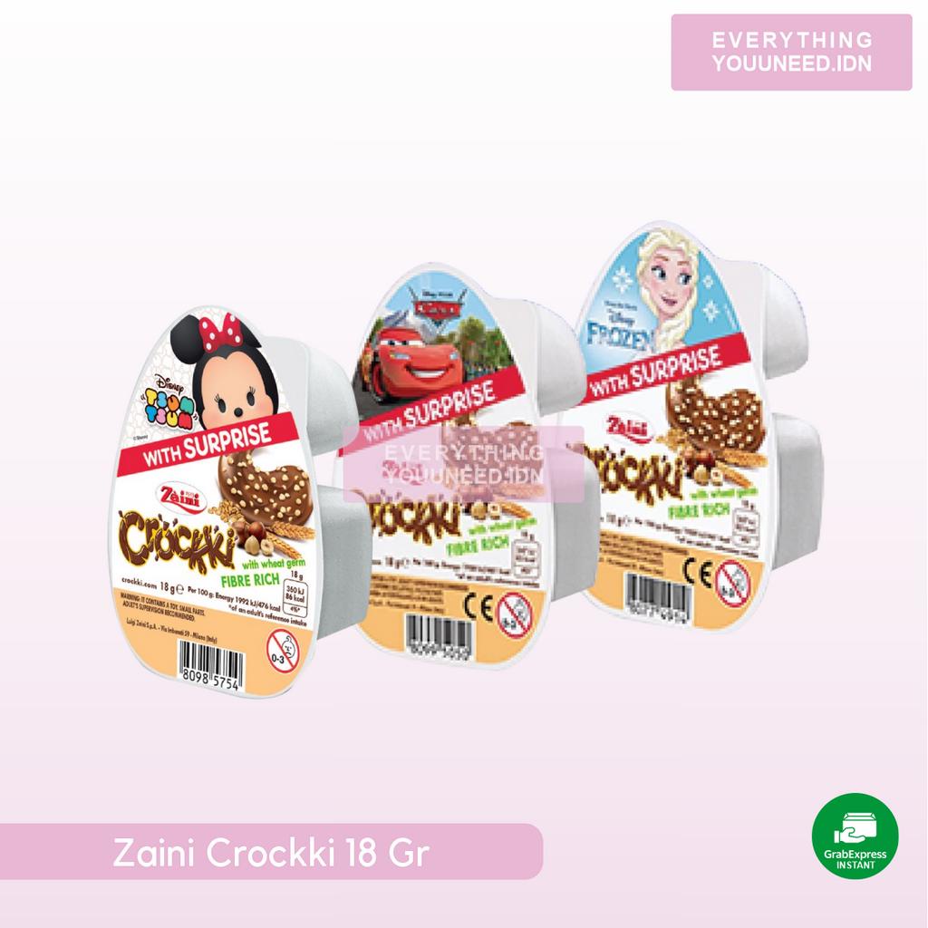 

Zaini Crockki Surprise Egg Frozen - Cars - Tsum Tsum 18gr