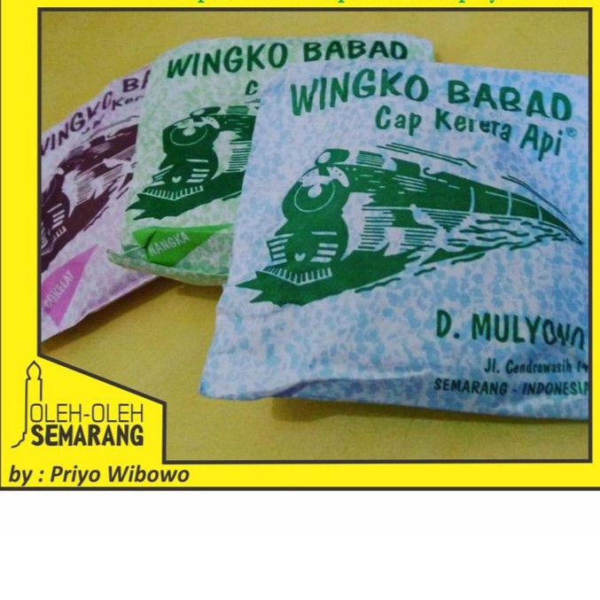 

wingko babat asli cap kereta api D Mulyono Semarang Rasa Campur