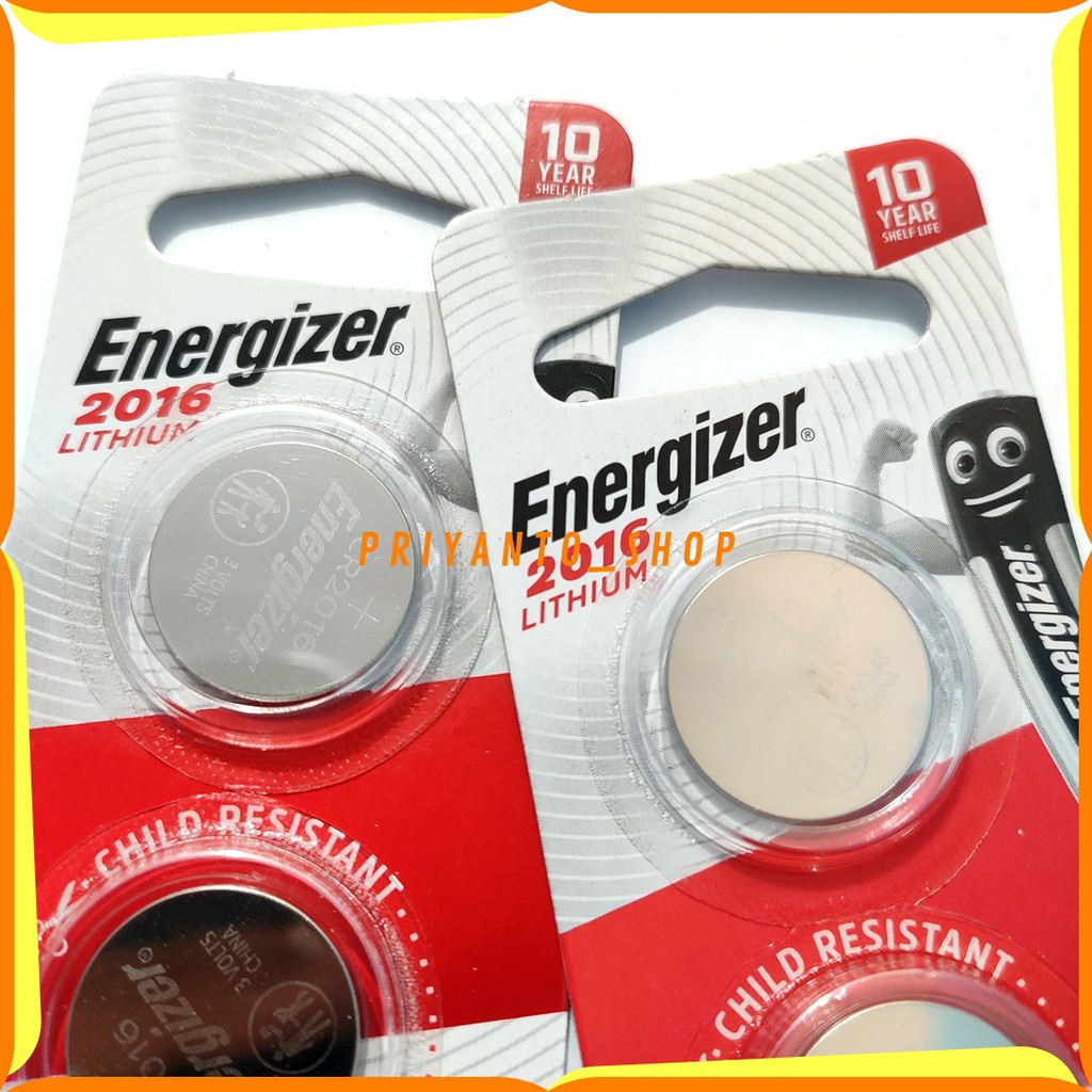 Baterai Batrei Lithium Energizer Cr2016 Cr 2016 Original