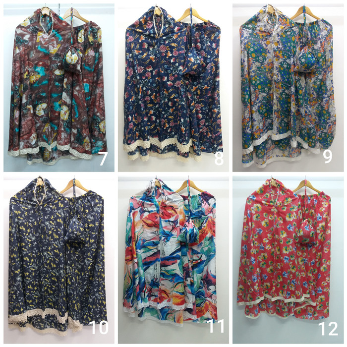 TERLARIS MUKENA KATUN SILKY PREMIUM SENADA (ZARA SILK) SS55