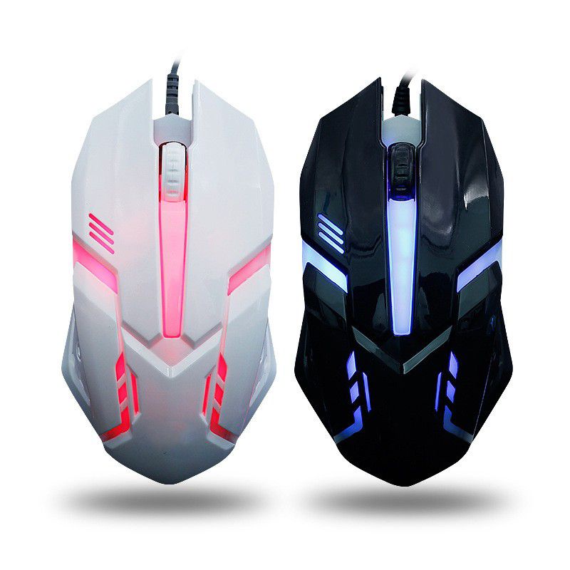 Mouse USB berkabel Wired USB Light Mouse