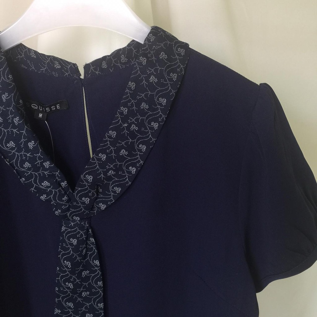 Blouse Kombinasi Dasi Atasan Polos | SK-74