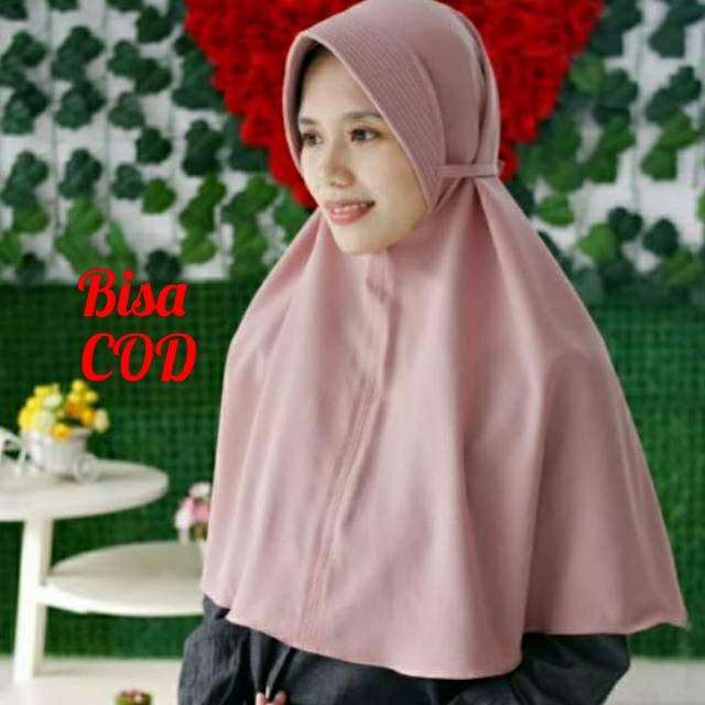 Bergo Hijab Maryam Tali Moscreep ( PET )