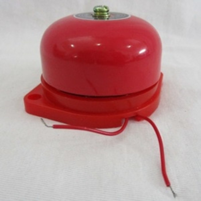 Bell Bel Kring AC 2 inch Bahan Besi Merah/Alarm Bell Suara Kencang sekalii