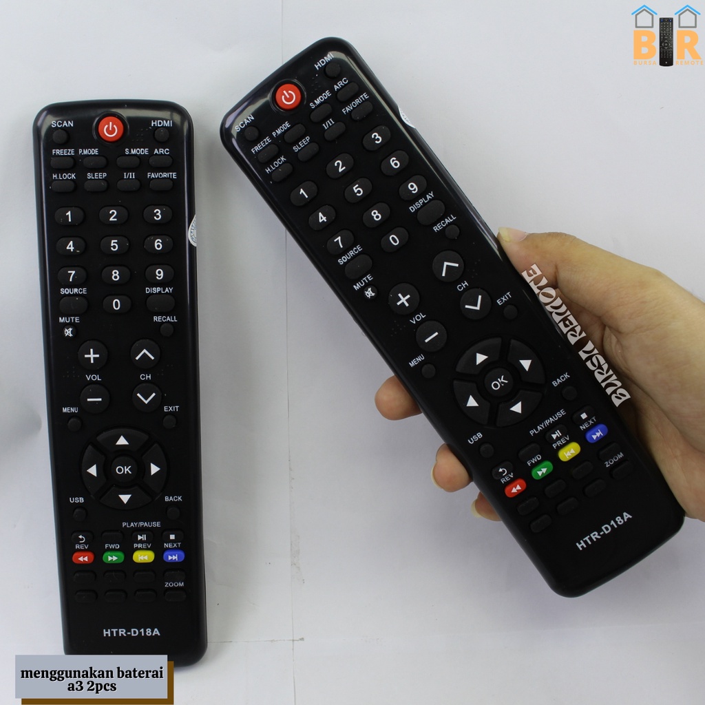 Remot / REMOTE TV SANYO Haier LCD LED D18A