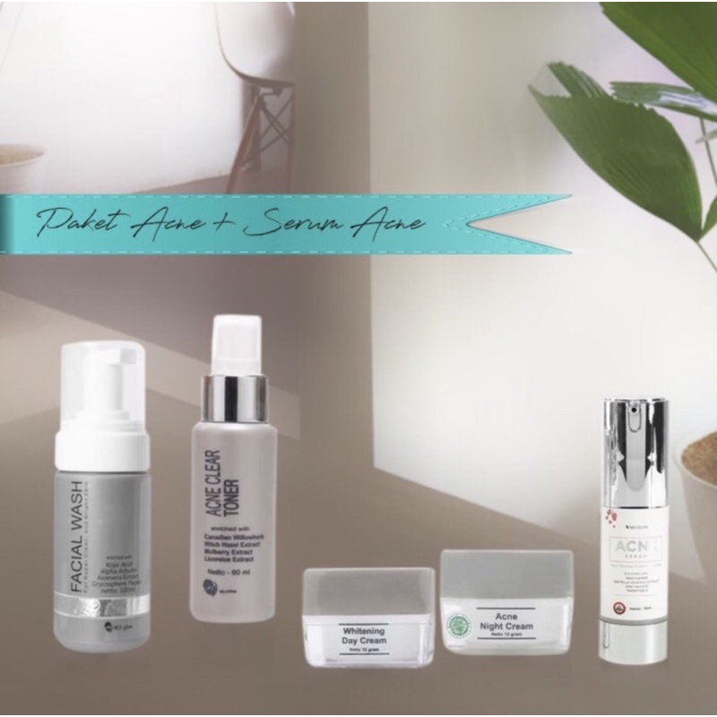 PAKET ACNE & ACNE SERUM MS GLOW / MS GLOW PAKET ACNE & ACNE SERUM