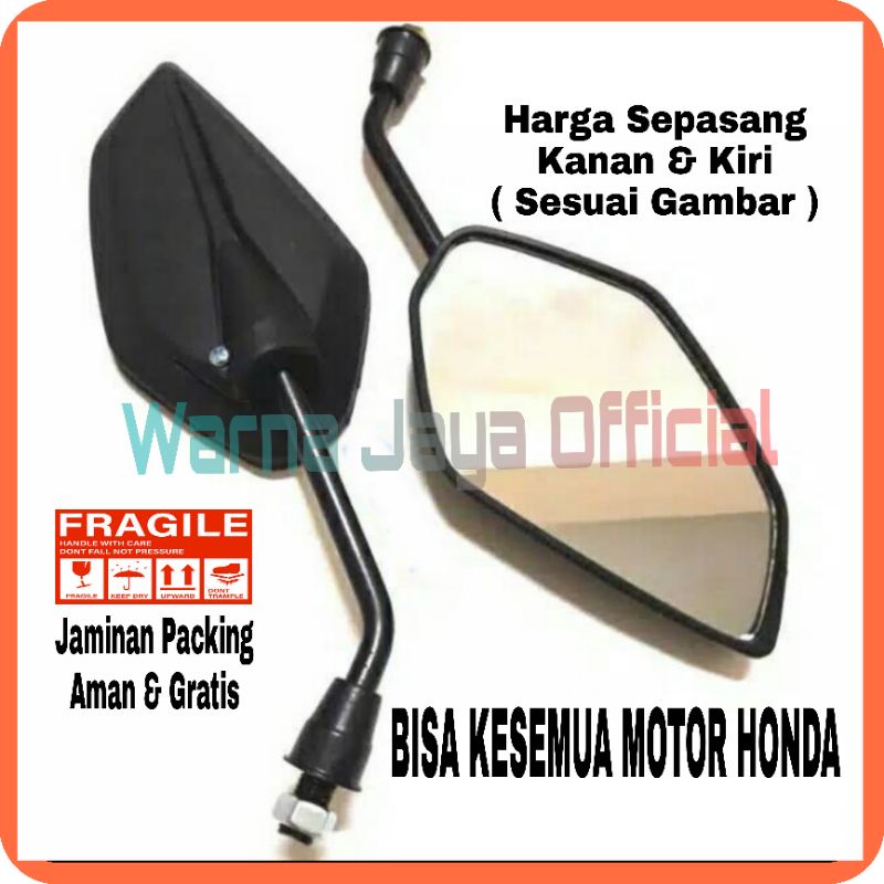 Kaca Spion Standar Motor Honda Beat Street Pop Scoopy Vario Revo Absolute Aksesoris Variasi Pariasi 