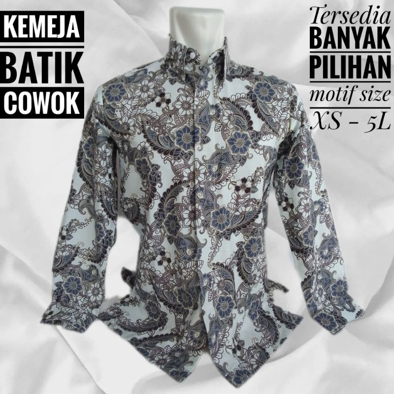 Kemeja cowok batik termurah harga grosir