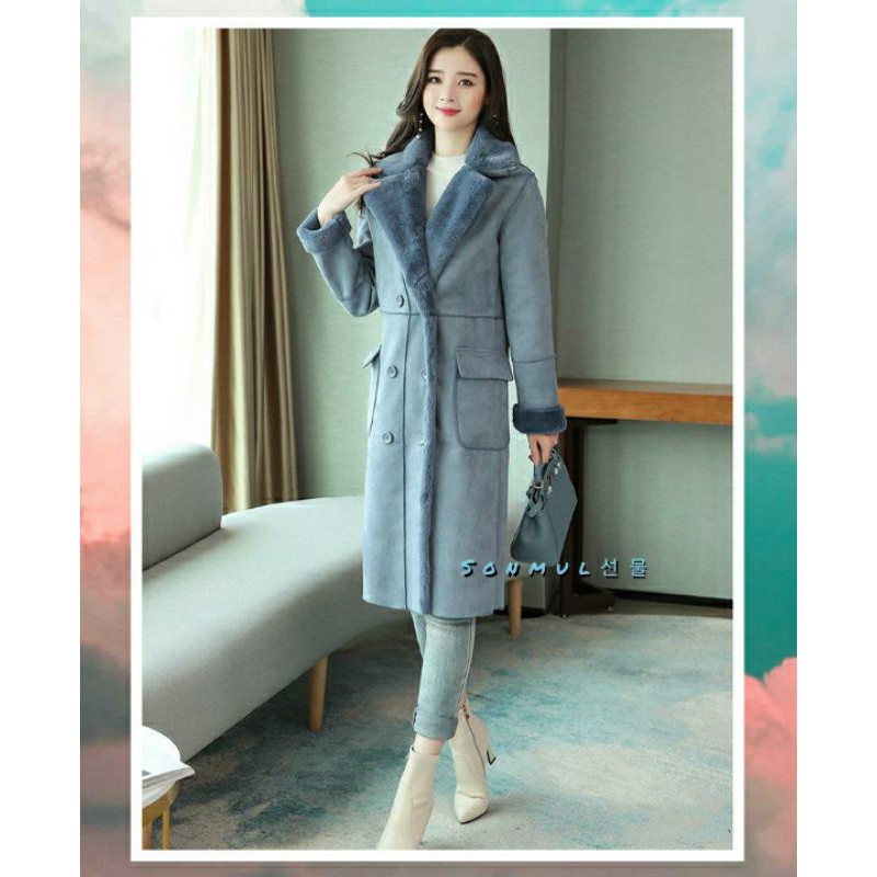 READY INDONESIA WOMAN WINTER COAT PREMIUM SUEDE 'VIVI' JAKET WANITA MUSIM DINGIN